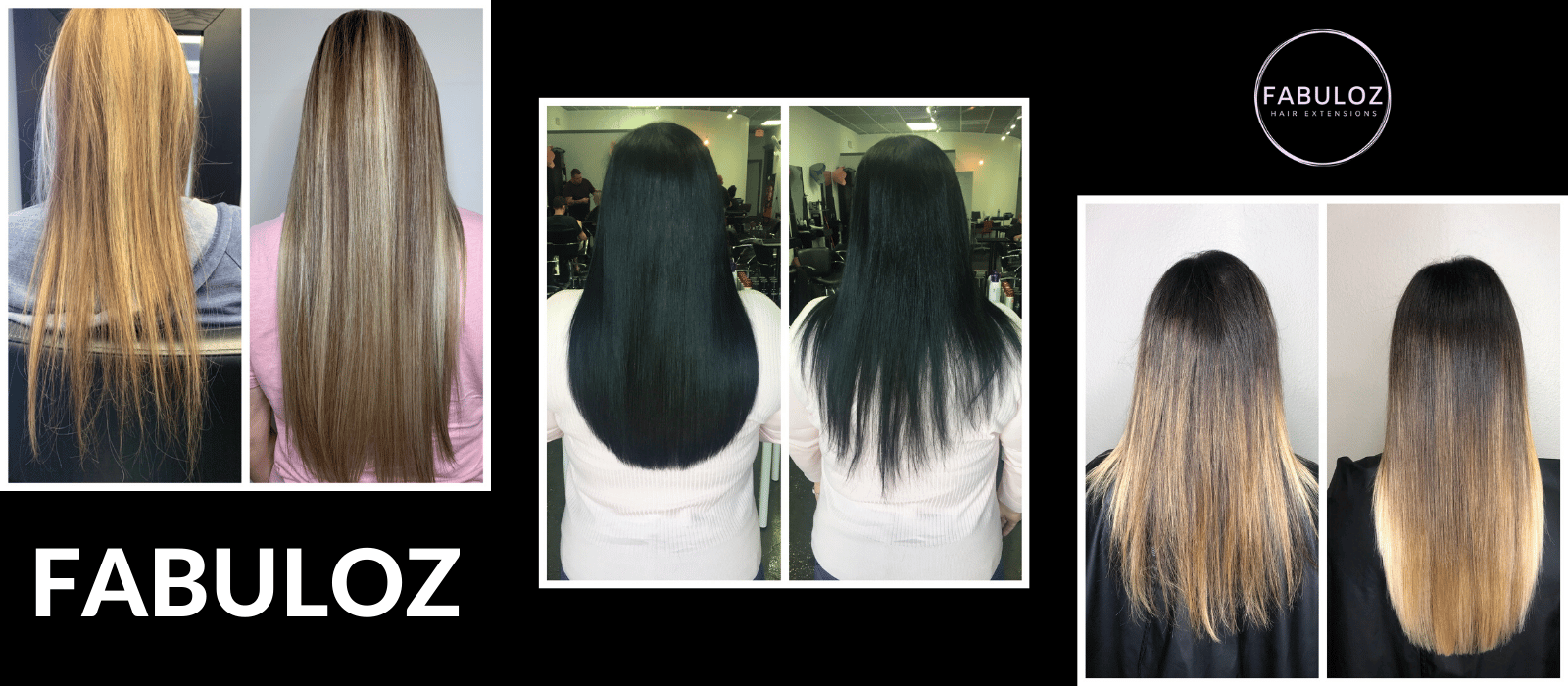 Hair Extensions For Thinning Hair before and after